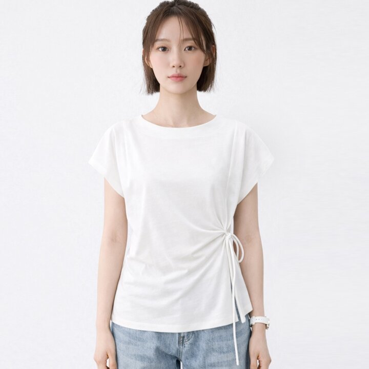 [TAG가49,000]사이드스트랩티셔츠_S6BTS009C