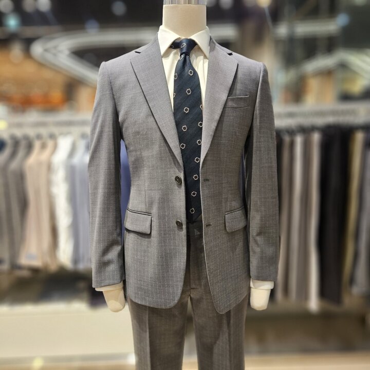 (신세계하남점)renoma S/S 프리미엄 그레이 스트라이프 슈트 RQIMSJ17A