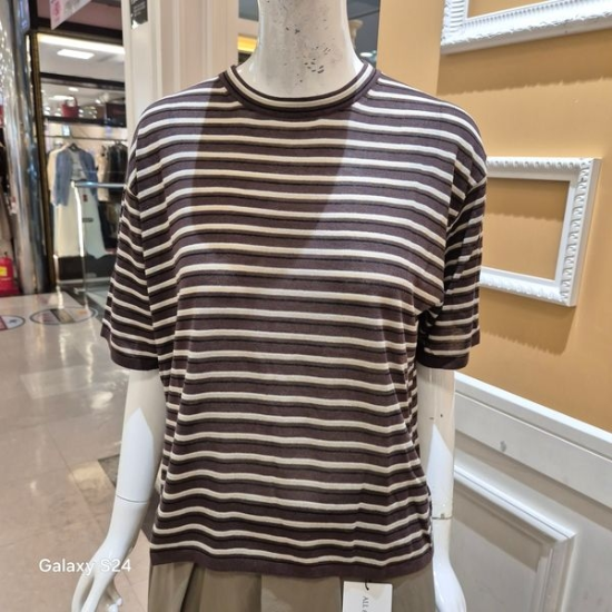 [하프클럽/BCBG] 올앤썬드리 여름26 린넨 ST JER 니트 A6M5X438-P427531989