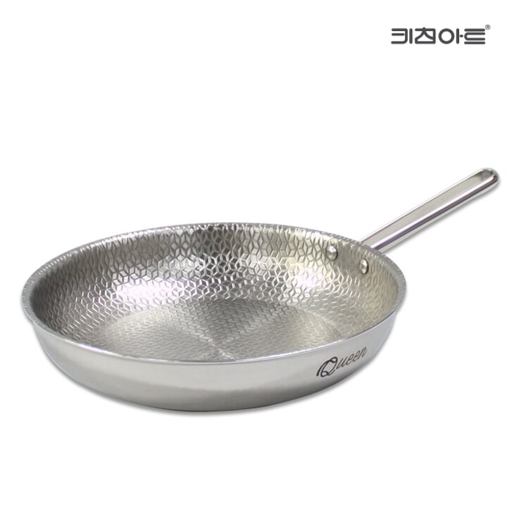 키친아트 퀸엠보 통5중 스텐레스후라이팬 28cm 인덕션후라이팬