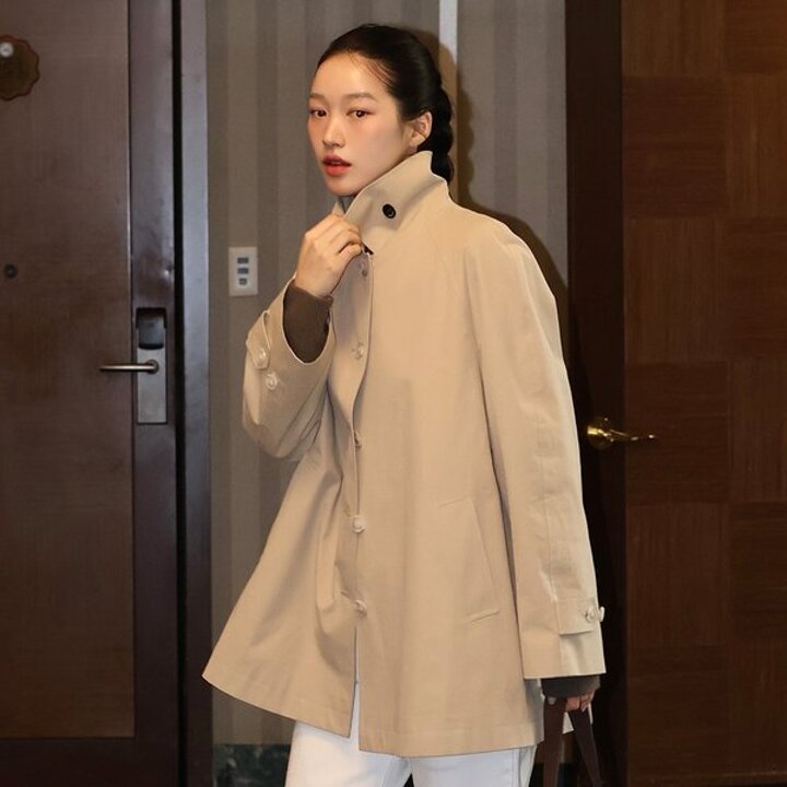 (신세계센텀점)맥 하프 라그랑 트렌치코트 OW5SR200