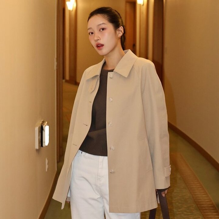 (신세계센텀점)맥 하프 라그랑 트렌치코트 OW5SR200