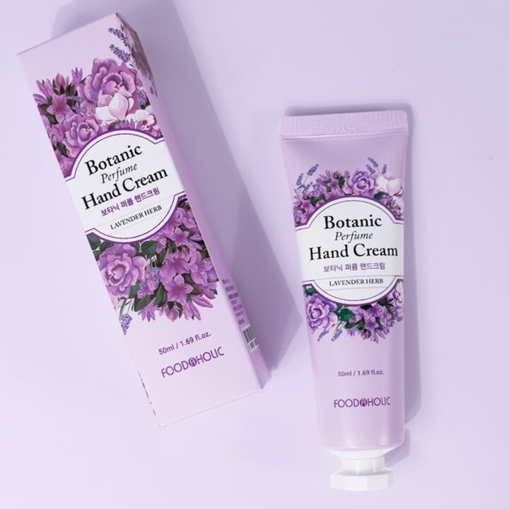 (무배)푸드어홀릭 보타닉 퍼퓸 핸드크림 라벤더 허브 50ml /향기좋은