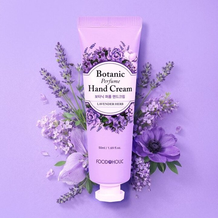 (무배)푸드어홀릭 보타닉 퍼퓸 핸드크림 라벤더 허브 50ml /향기좋은