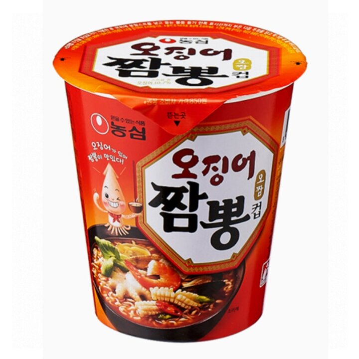 농심 오징어 짬뽕 소컵 67g 6컵