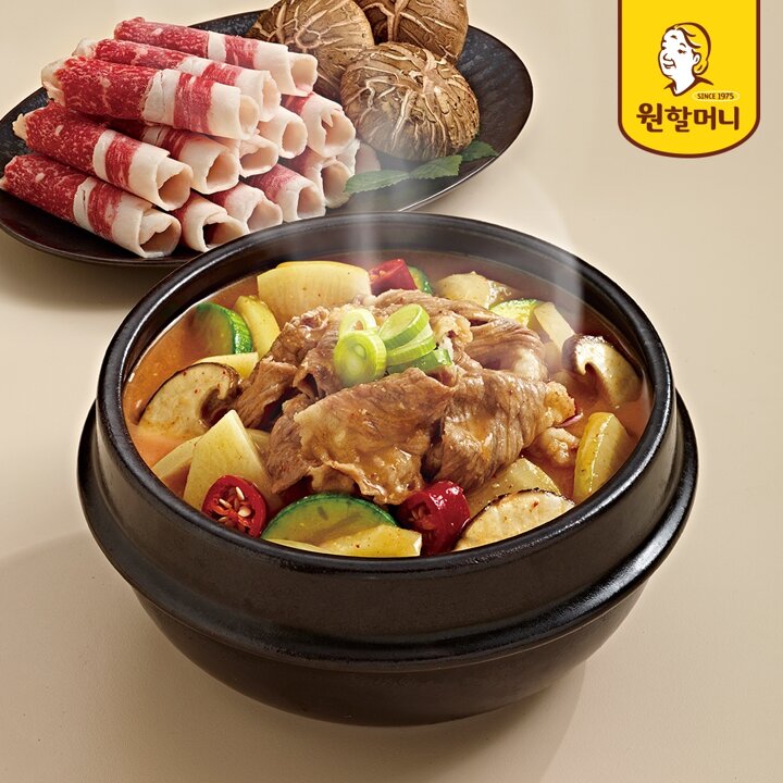원할머니 고소한 차돌 듬뿍 된장찌개 500g 6팩
