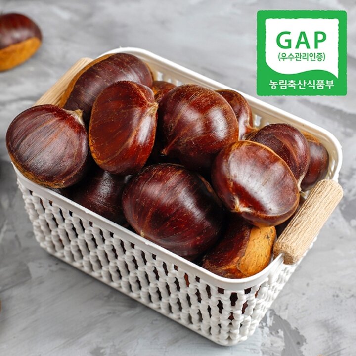 [웰굿][GAP인증] 산지직송 충남 공주 정안 알밤 4kg(특)