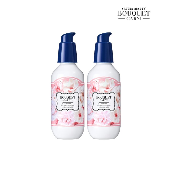 부케가르니 딥 퍼퓸 헤어세럼 화이트머스크향 100ml x2개