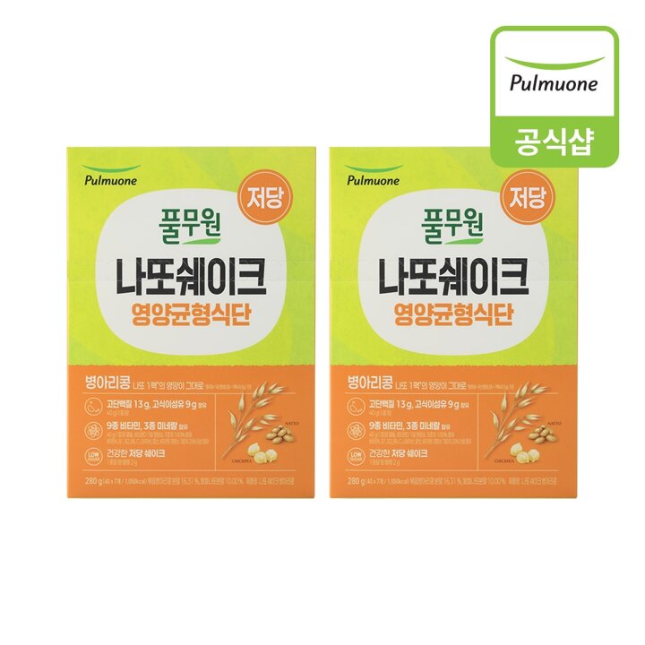 [풀무원] 나또 쉐이크 병아리콩 (280gX2개)