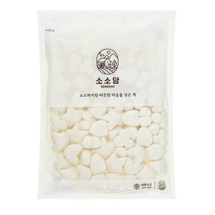  소소미담 우리쌀 별하트떡 500g 2ea