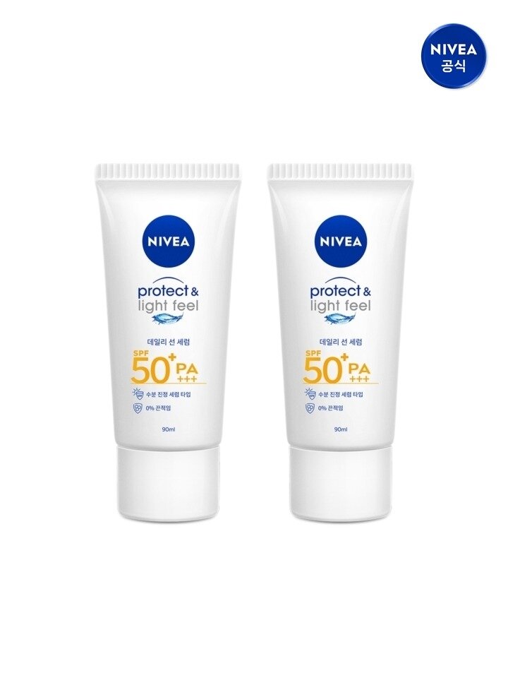 니베아 선 프로텍트 앤 라이트 필 퍼펙트 선 세럼 SPF50  PA    90ml 2개
