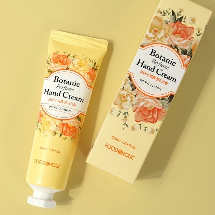 (무배)푸드어홀릭 보타닉 퍼퓸 핸드크림 피오니 레몬 50ml /향기좋은