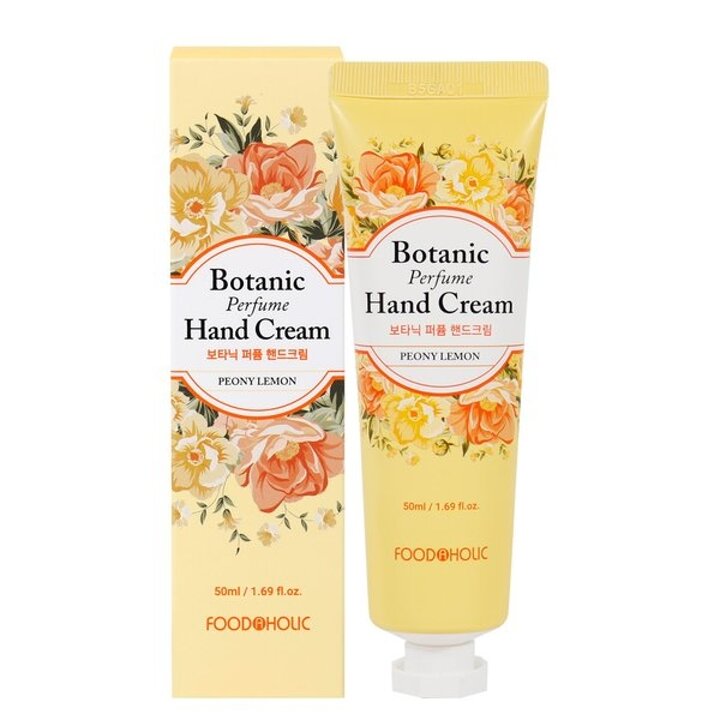 (무배)푸드어홀릭 보타닉 퍼퓸 핸드크림 피오니 레몬 50ml /향기좋은