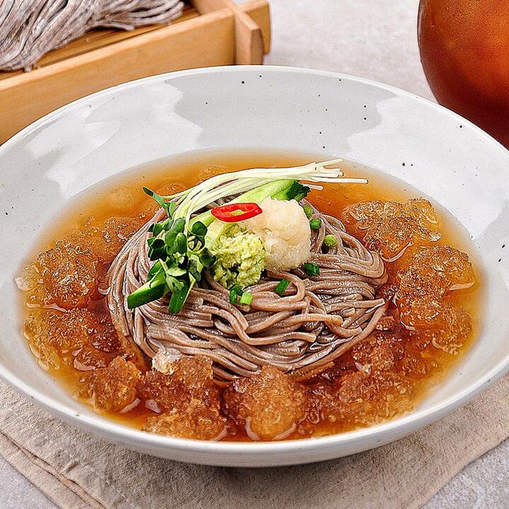메밀소바 6인분세트 (면1kg+메밀장국 6봉)