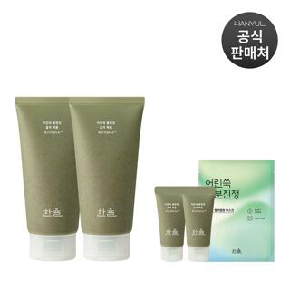 한율 어린쑥 클렌징 흡착 팩폼  듀오 세트
