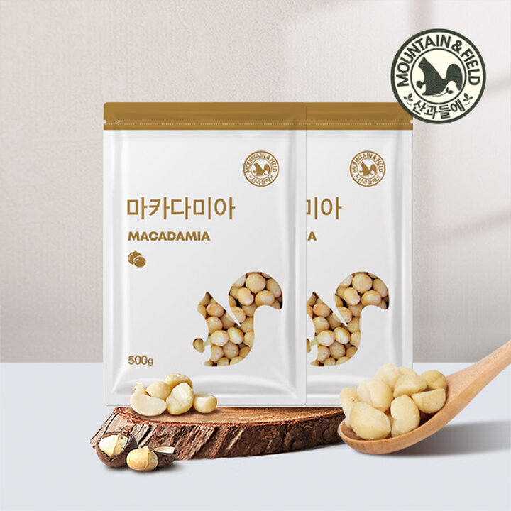[산과들에] 25년산 햇 마카다미아 500g x2봉