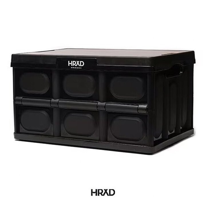 헤이릴렉스캄다운 캠핑 상판테이블 폴딩박스 블랙 HRXDFDB-BK