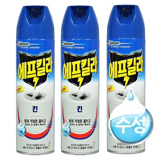 수성 미으 에어로졸 향 약 에프킬라 킨 3개 홈키퍼