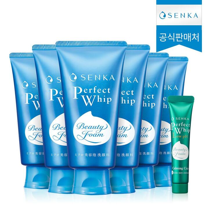 센카 퍼펙트휩 120g 6개  + 카밍 시카 15g