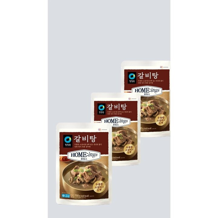 (신세계의정부점)청정원 호밍스 갈비탕700g x3개