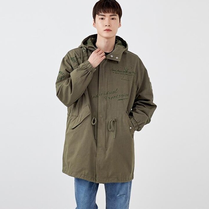 JEEP빈티지레터링야상점퍼JN1JPU106