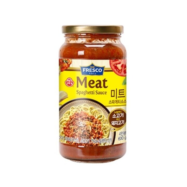 (신세계의정부점)오뚜기미트스파게티소스600G(증정스파게티면110g)1개