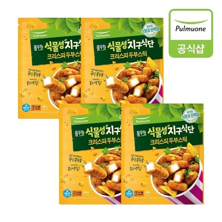 [풀무원] 지구식단 크리스피두부스틱 400g 4개17838345673610