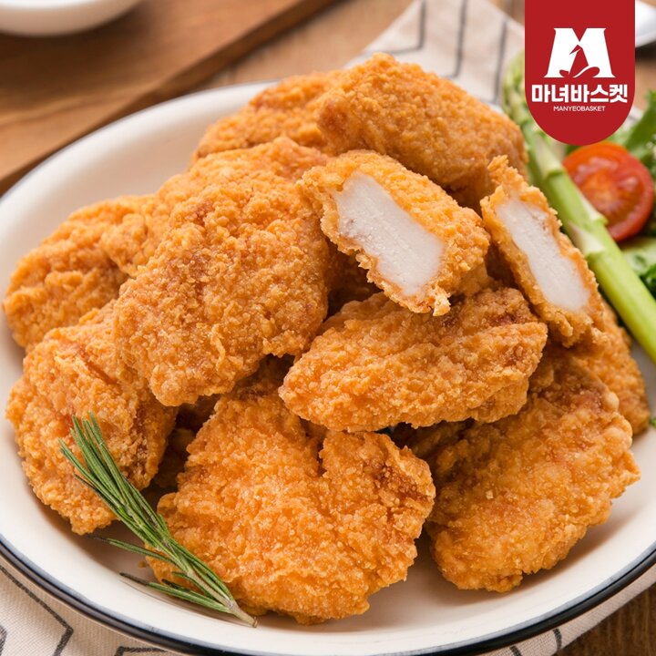 [마녀바스켓] 맘스터치 시그니처 치킨텐더 1kg x2팩