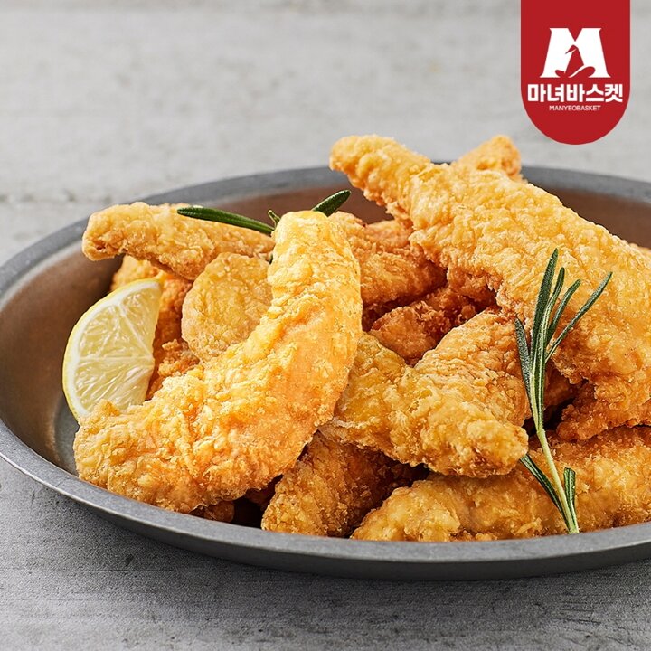 [마녀바스켓] 맘스터치 시그니처 치킨텐더 1kg x2팩