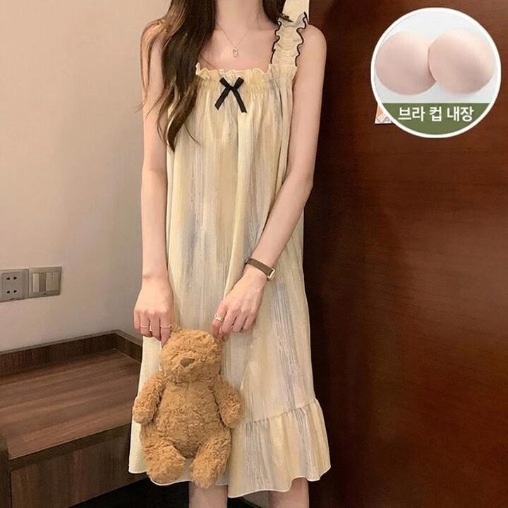 여성용캡내장나시원피스잠옷실내복홈웨어