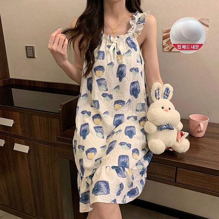 여성용캡내장나시원피스잠옷실내복홈웨어