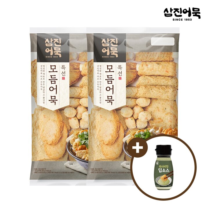[G][삼진어묵] 특선모듬어묵 x 2개 + 와사비딥소스65g