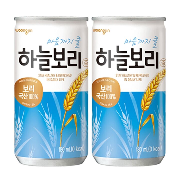 웅진 하늘보리 180ml 90캔