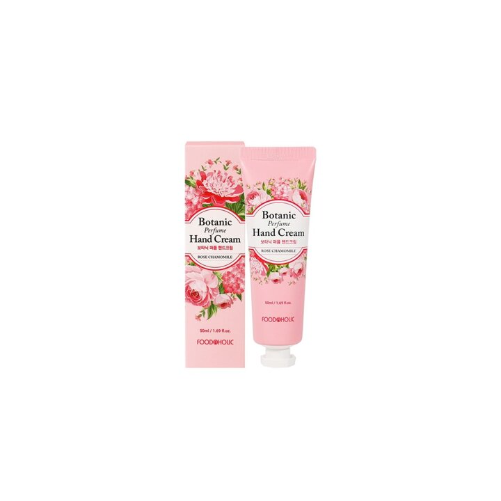 (무배)푸드어홀릭 보타닉 퍼퓸 핸드크림 로즈 캐모마일 50ml /향기좋은