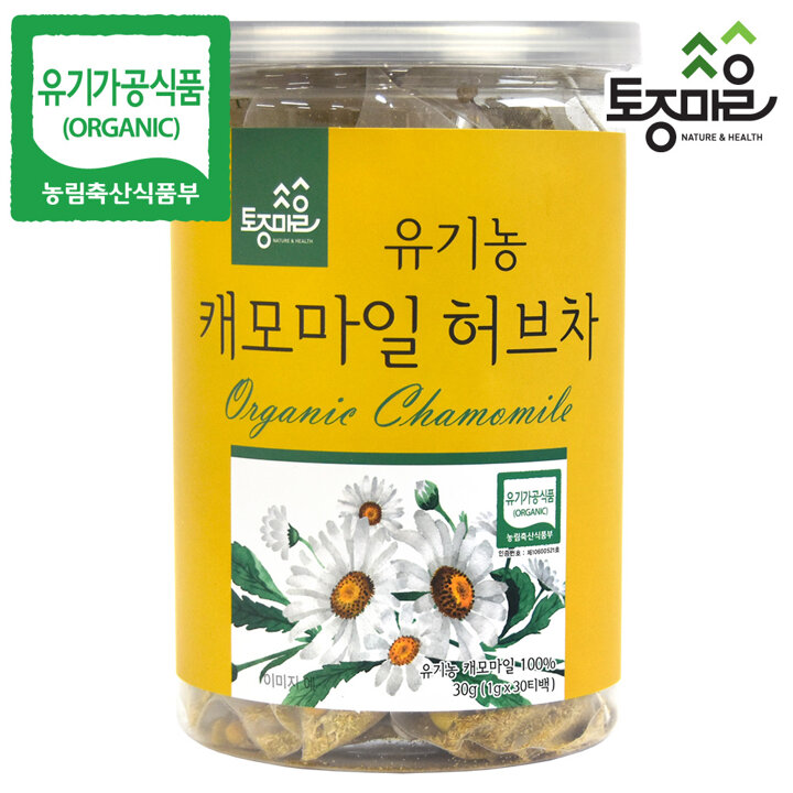 [토종마을] 유기농 캐모마일 허브차 30티백