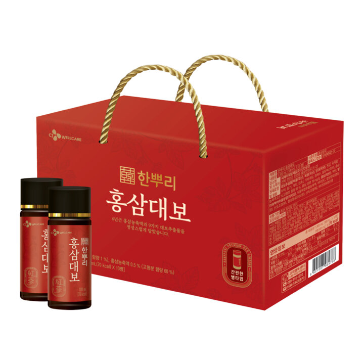 [CJ공식] 한뿌리 홍삼대보 10병 2박스