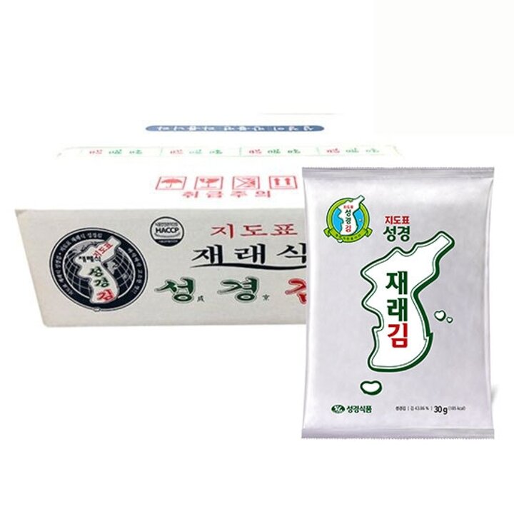 [G] [성경김본사] 재래 전장김 30g x 20봉