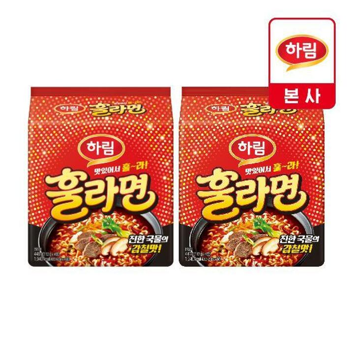 하림 훌라면 112g 8개