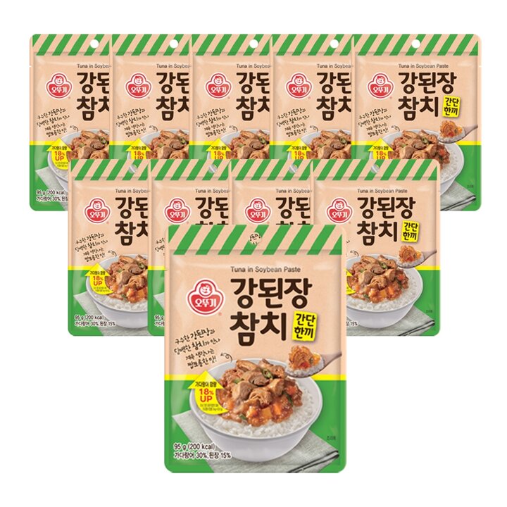 [오뚜기] 간단한끼 강된장참치 95g 10개