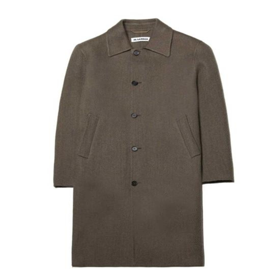 [해외배송] 26FW 질샌더 코트 J22SW0140J40349 315 LICHEN GREEN
