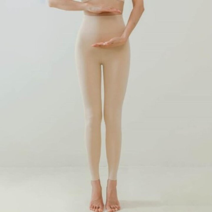 [옷자락] 여성 무지 컬러 신축 기모 스판 레깅스