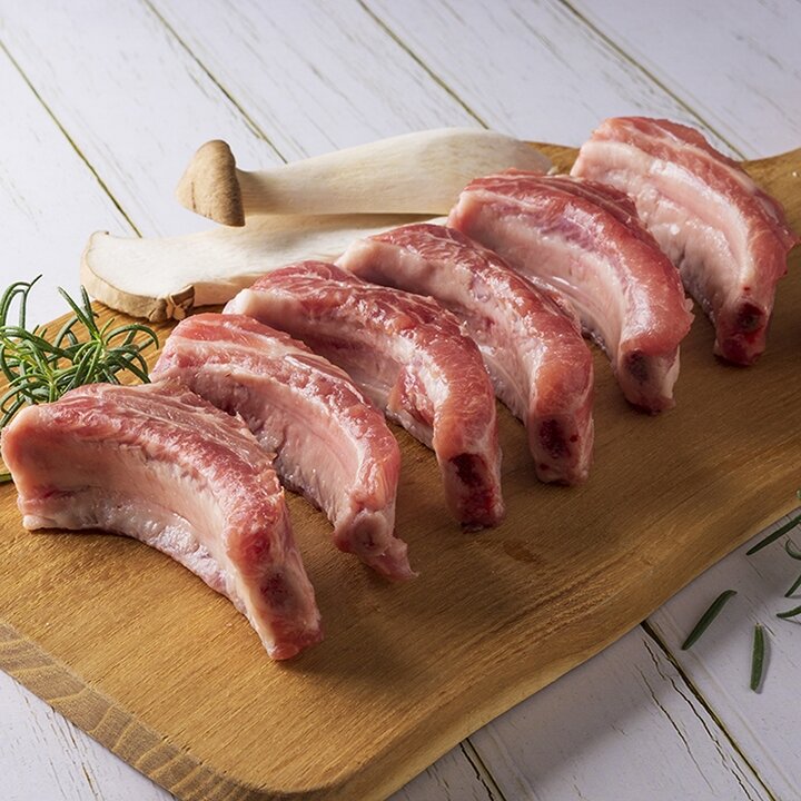 삼삼한 냉장 이룸한돈 등갈비500g 2팩 총1kg구이용