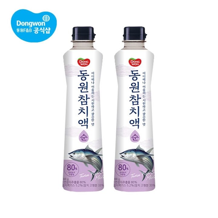 동원 참치액 진/순 500g 2개