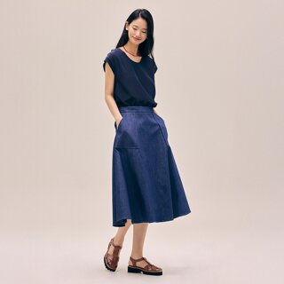 나이스클랍 포켓 포인트 훌 스커트 N252MWS524