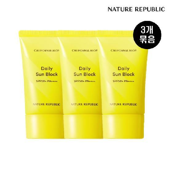 [1+1+1] 캘리포니아 알로에 데일리 선블럭 SPF50+ PA++++