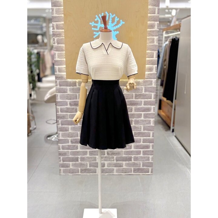 (신세계 사우스시티)LK 린넨혼방 배색 반팔니트 (LK31F7KN519X)