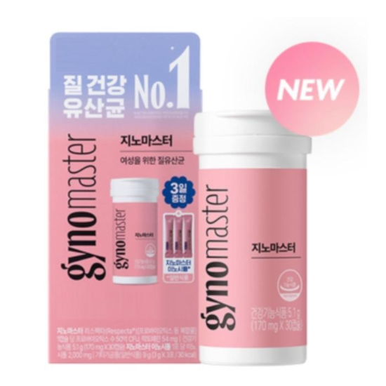 마스터바이옴 지노마스터 리스펙타 30캡슐 30일분 여성 질유산균