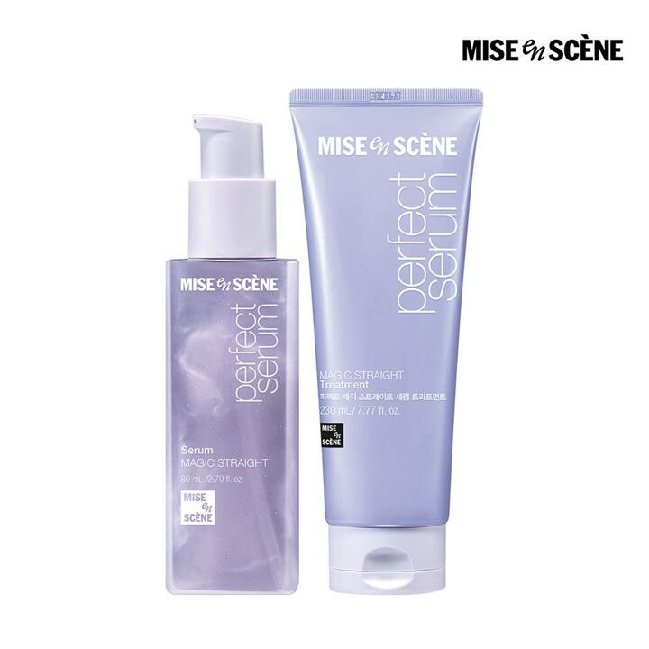 미쟝센 퍼펙트 매직스트레이트 세럼 + 트리트먼트