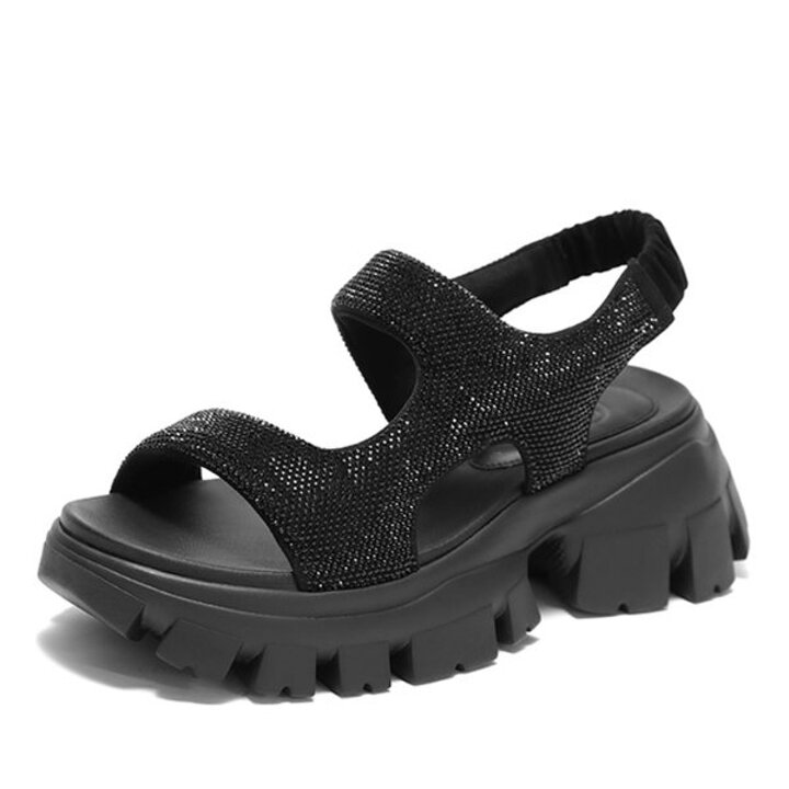 (광주신세계)[SSG단독 26S/S]  크리스털튜브 샌들 KKETJJANG3 EBK63BLK