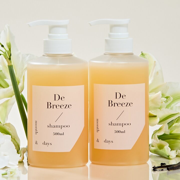 먼스앤데이즈 퍼퓸케어 샴푸 디 브리즈 500ml x 2개